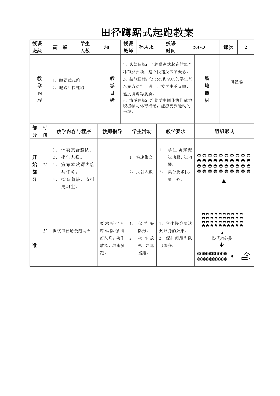 田径蹲踞式起跑教案_第1页