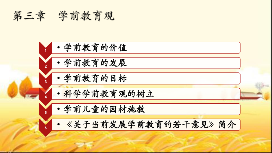 学前教育学(第3版)-第三章学前教育观课件_第1页