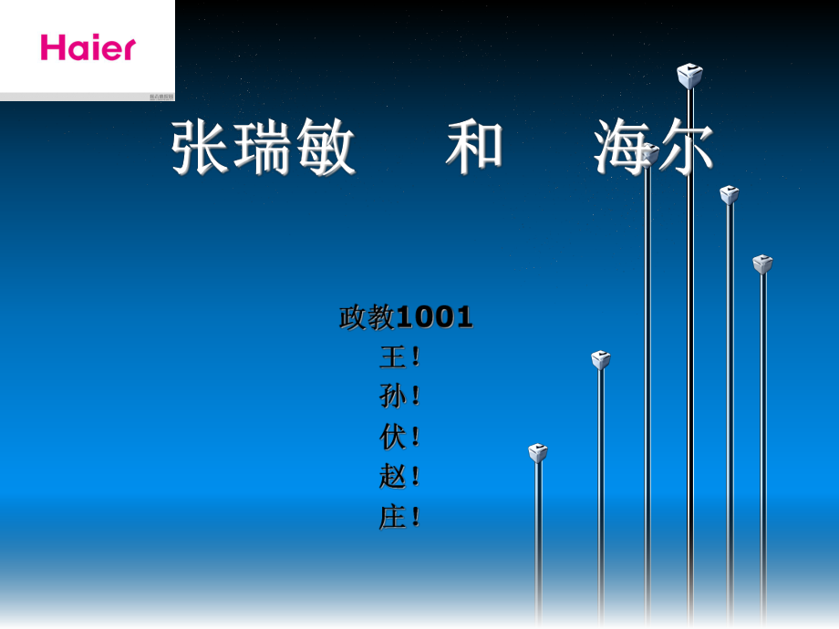 张瑞敏和海尔PPT初稿_第1页