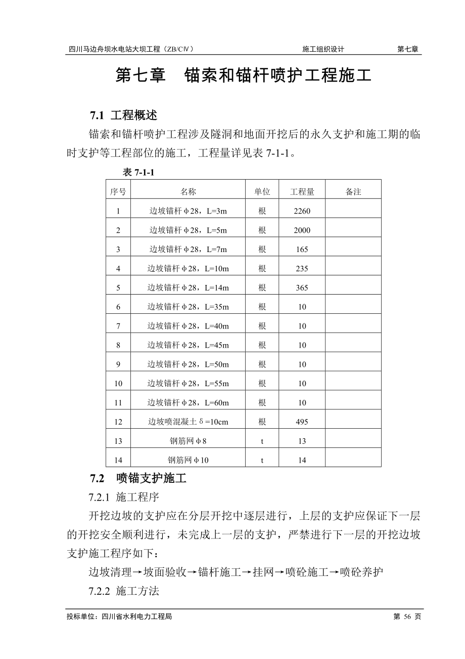 第七章 锚索和锚杆喷护工程施工_第1页