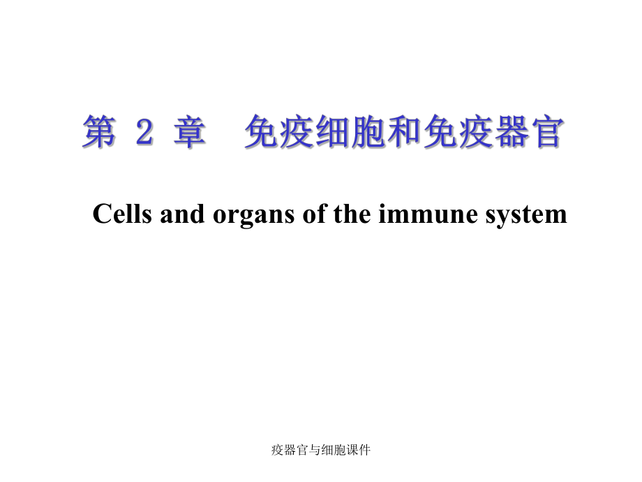 疫器官与细胞课件_第1页