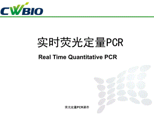 荧光定量PCR课件