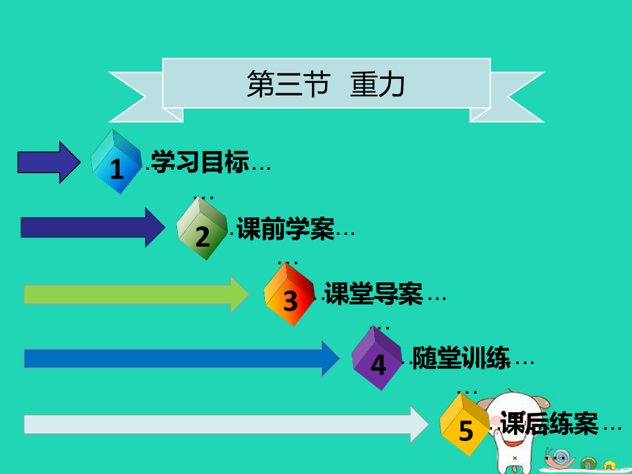 八年级物理下册 第七章 第三节 重力习题课件 （新版）新人教版_第1页