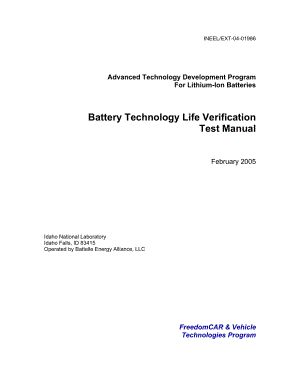 电池寿命验证测试手册