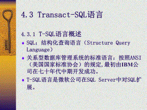 DSQL语言课件