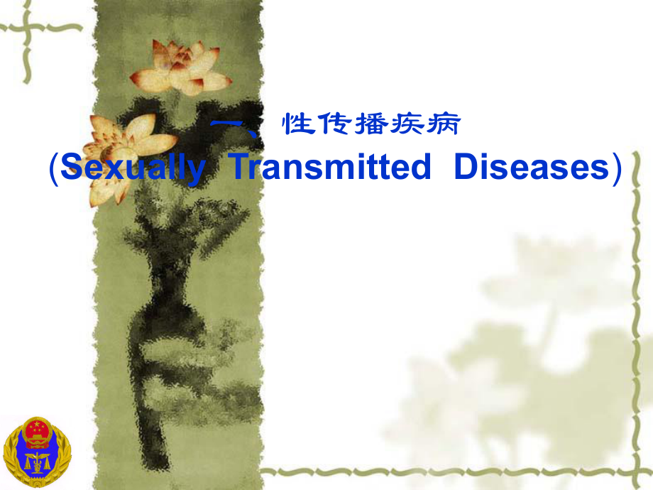 一传播疾病SexuallyTransmittedDiseases_第1页