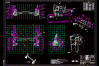 扭力梁懸架CAD圖紙若干張