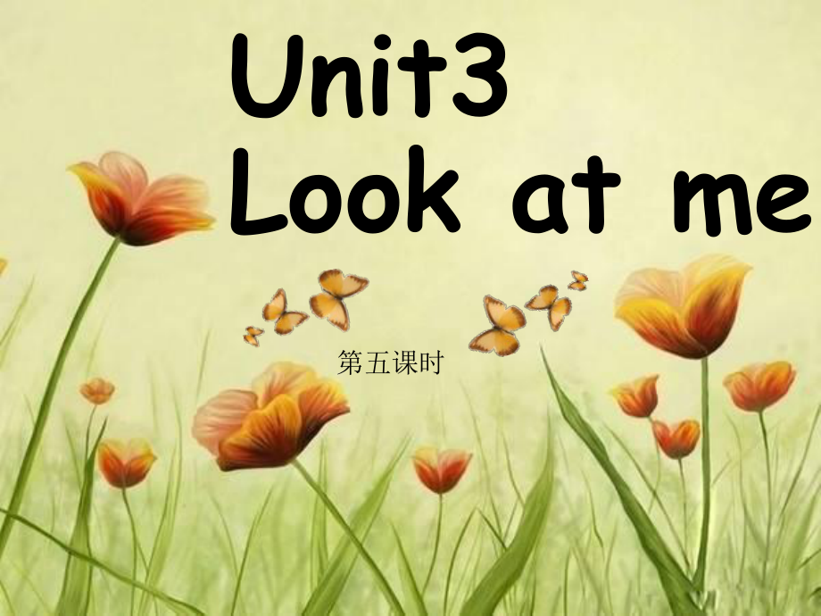 pep三年级英语_unit3_Look_at_me_第1页