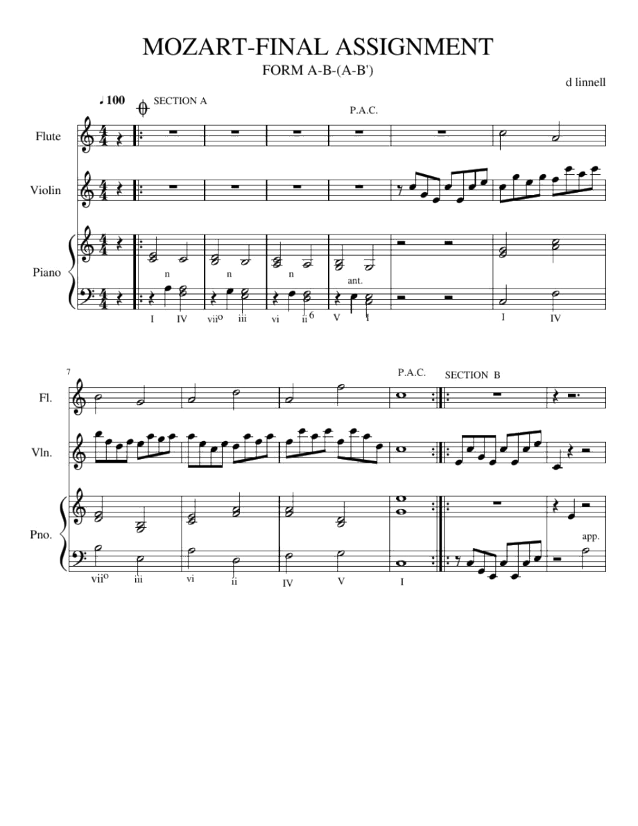 MozartFinalAssignment(莫扎特)原版正谱五线谱钢琴谱_第1页