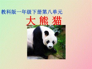 语文下册大熊猫之二教科