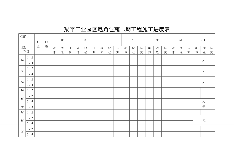 施工进度表_第1页