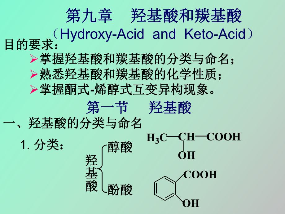 羟基酸和羰基酸hydroxyacidsandketoa_第1页