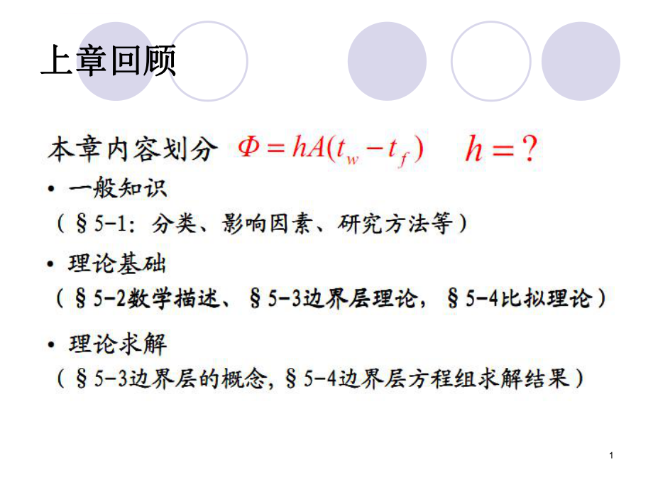 第六章-單相對流傳熱的實驗關聯式ppt課件_第1頁