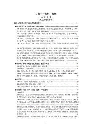 國際專利分類表 2013版D——紡織;造紙