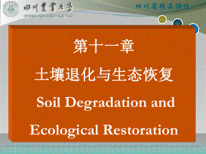 土壤退化与生态恢复ppt课件