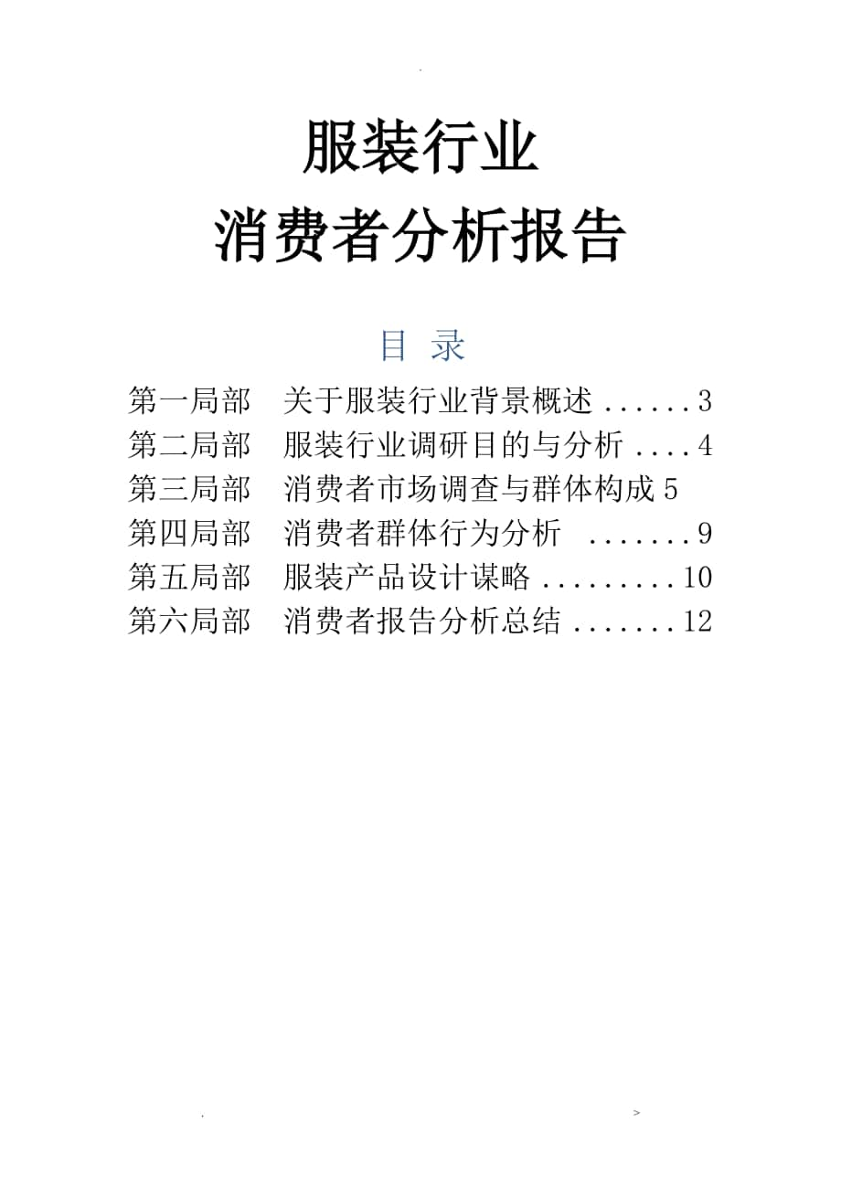 关于服装行业消费者行为分析实施报告.ppt_第1页