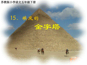 15埃及的金字塔2课件苏教版