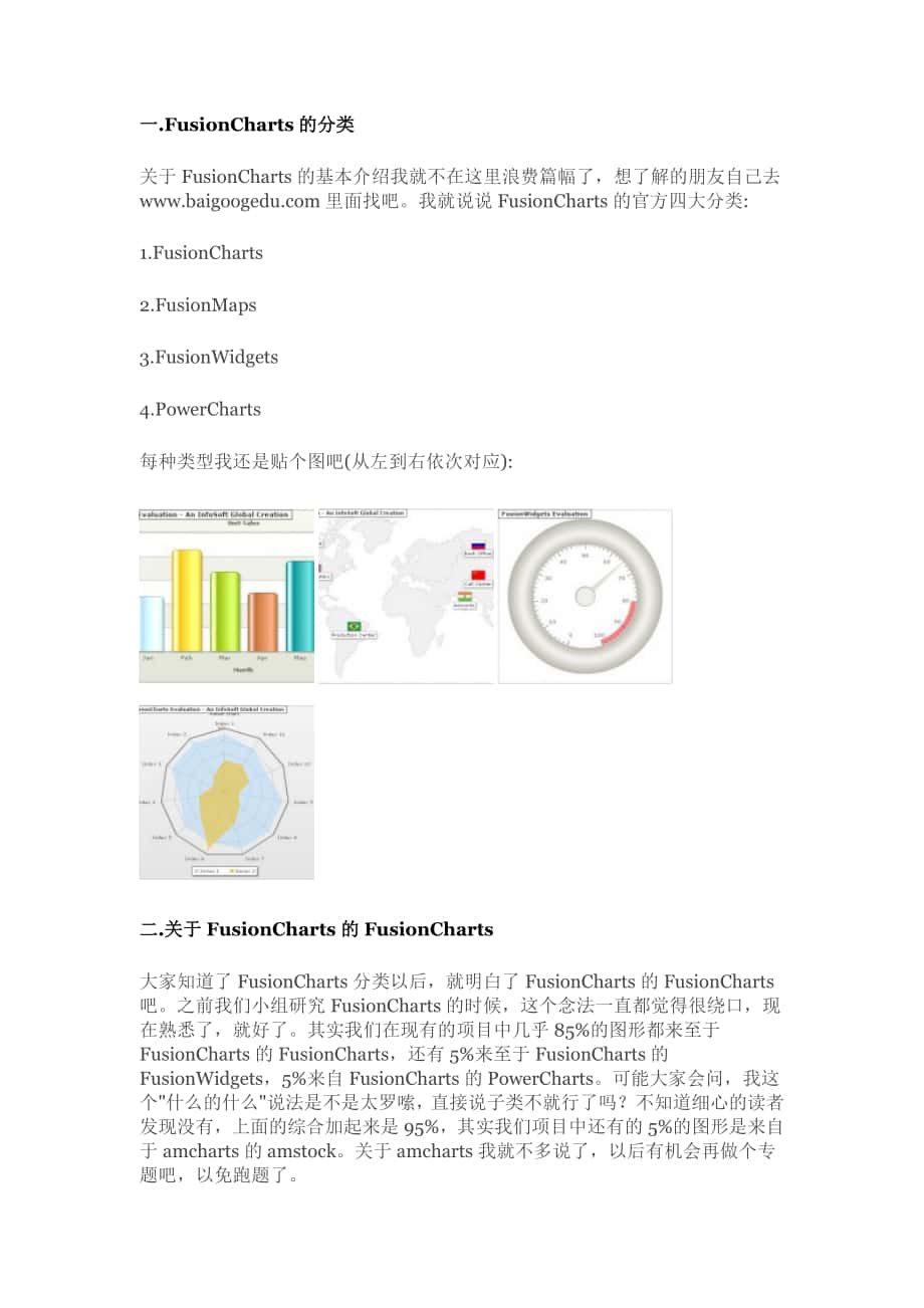 转FusionCharts的分类及属性介绍_第1页