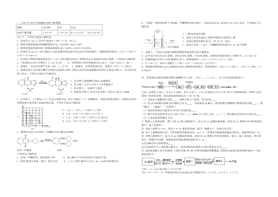 化學(xué)試卷 (2)_第1頁