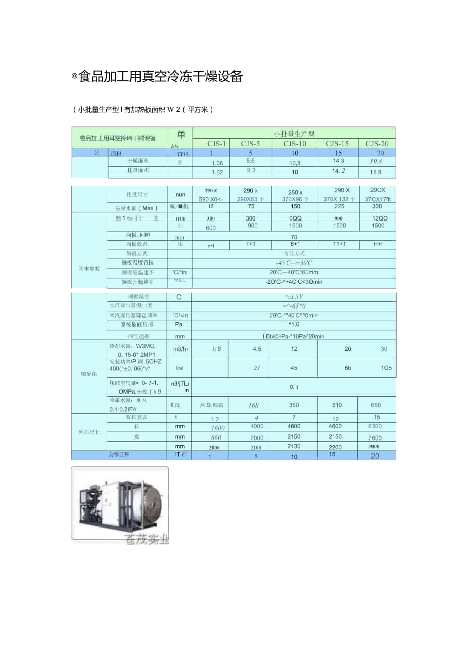 真空冷凍干燥機_第1頁