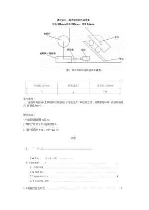 蝸輪蝸桿減速器設(shè)計爬式加料機