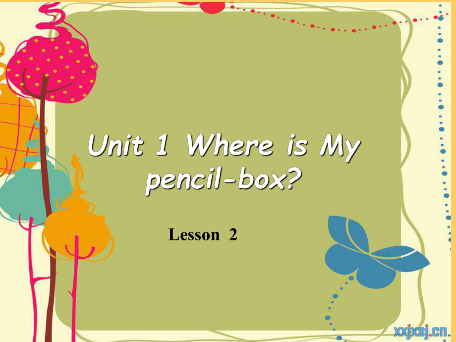 重大版英語四年級(jí)下冊(cè)Unit 1Where is my pencil boxppt課件3_第1頁