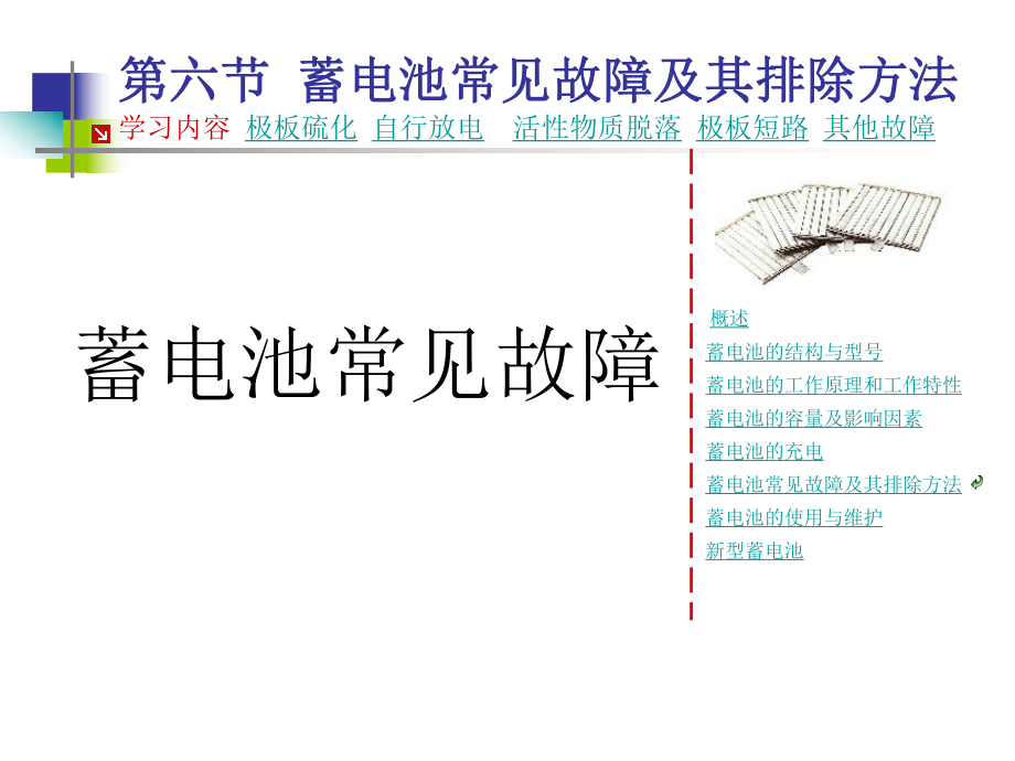 蓄电池常见故障ppt课件_第1页