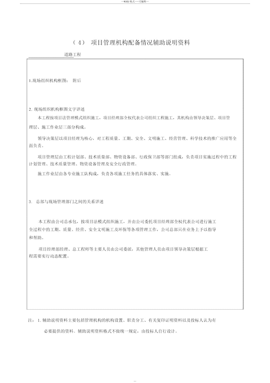 项目管理机构配备情况辅助说明资料(20190417163615)_第1页