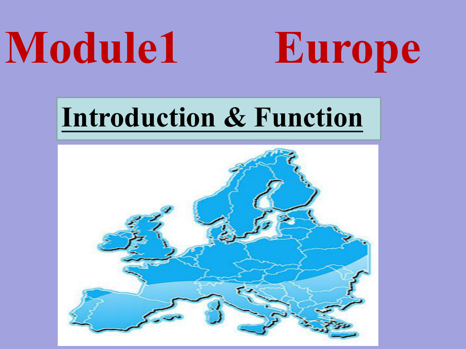 Module1Europe课件外研版必修3_第1页