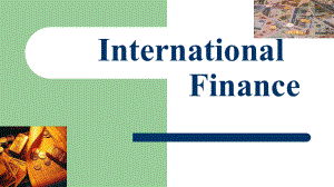 国际金融导论（PPT 51页)