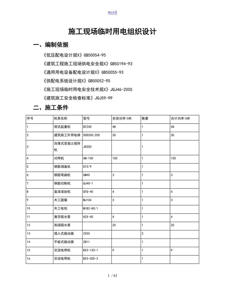 施工现场临时用电系统图_第1页