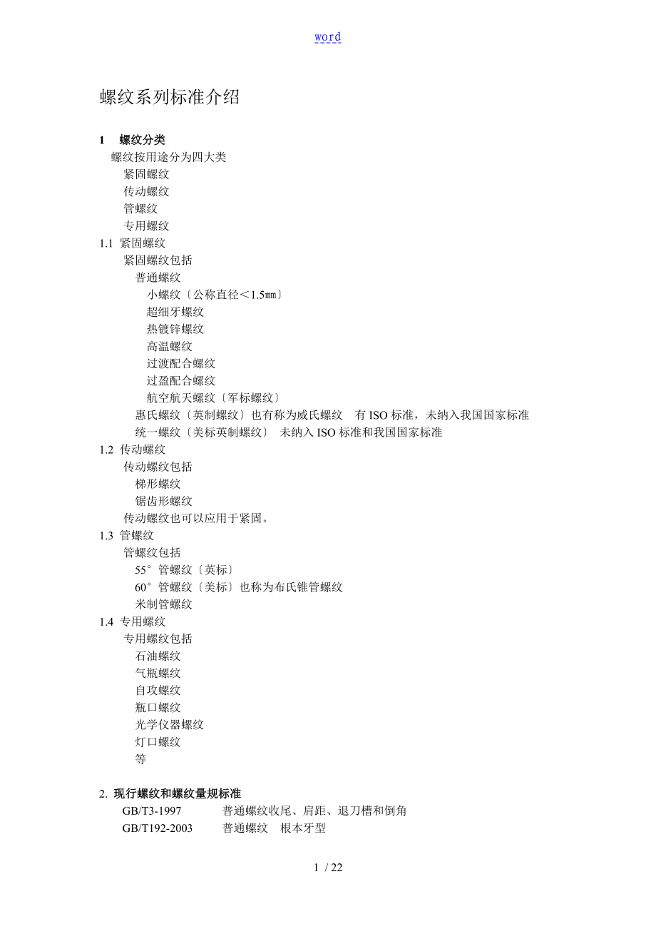 螺纹系列实用标准介绍_第1页