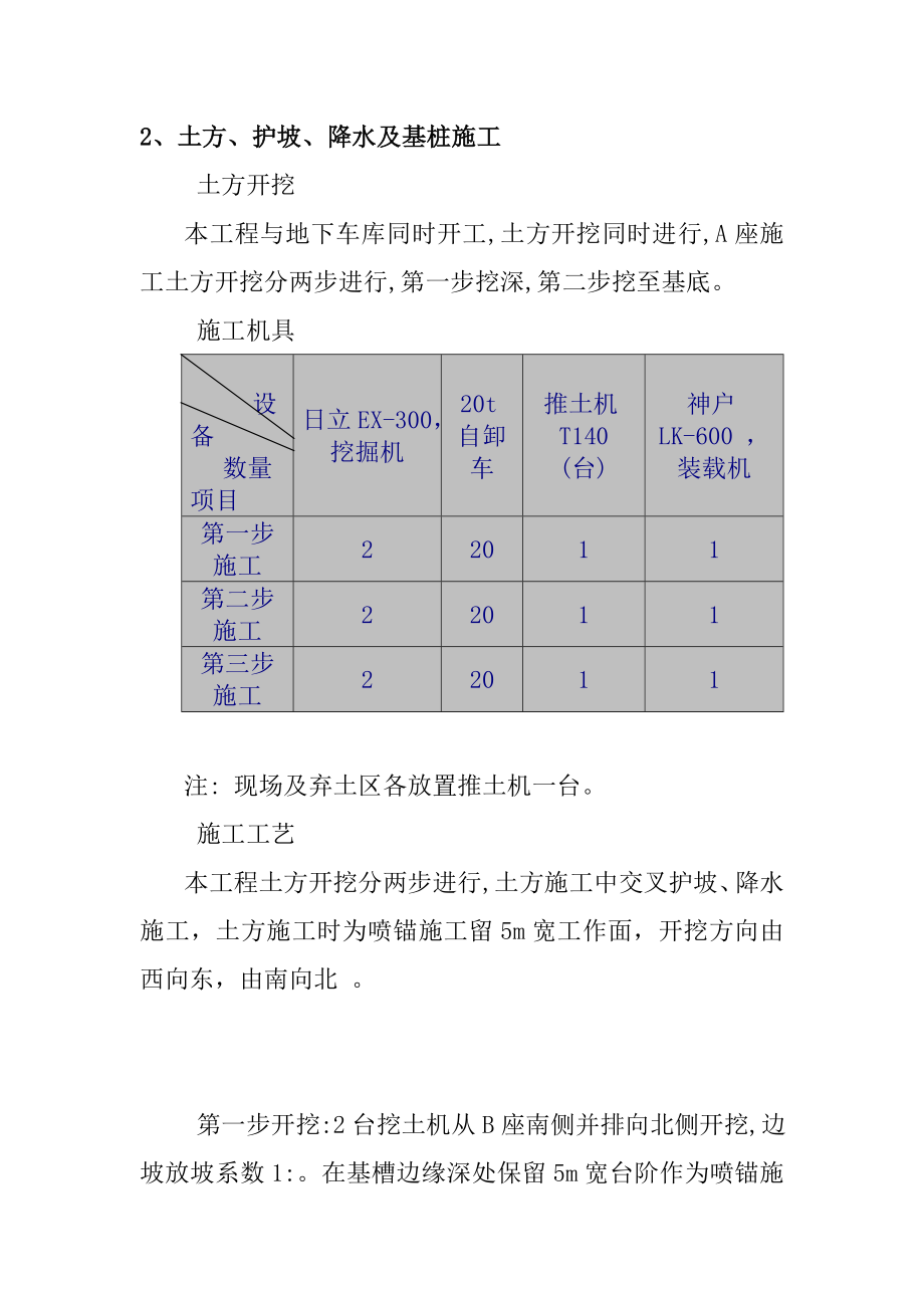 2土方护坡降水及基桩施工_第1页