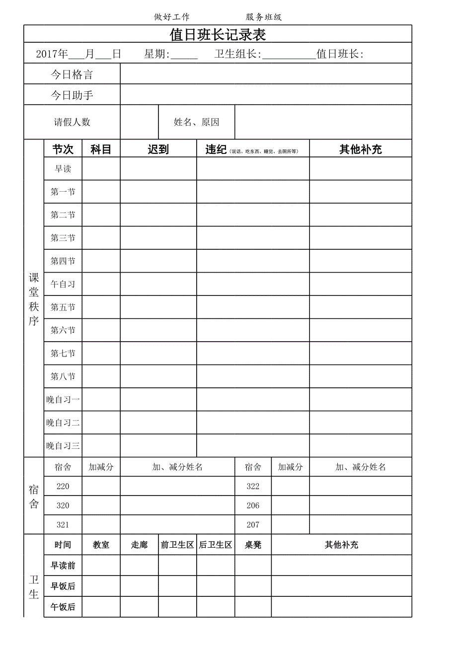 值日班长记录表[共3页]_第1页