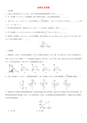 2018年中考數(shù)學(xué)單元檢測(cè)試卷 函數(shù)及其圖像（無答案）