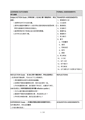 轻松学中文第2册10课教案分享