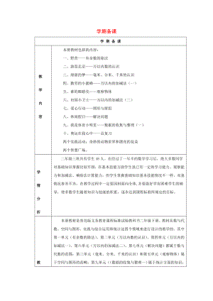 2022春二年級數(shù)學下冊 學期備課教案 青島版六三制