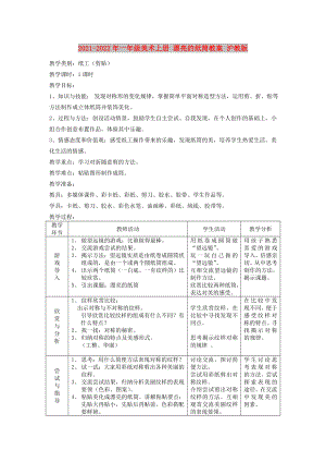 2021-2022年一年級(jí)美術(shù)上冊(cè) 漂亮的紙筒教案 滬教版