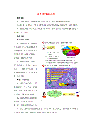 2022六年級(jí)數(shù)學(xué)上冊(cè) 第7單元 扇形統(tǒng)計(jì)圖（扇形統(tǒng)計(jì)圖的應(yīng)用）教案 冀教版