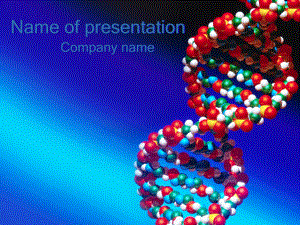生活生物医学DNA模型模板课件