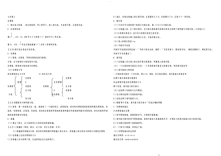 初中数学知识点总结(华师大)_第1页