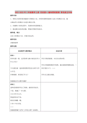 2021-2022年二年級(jí)數(shù)學(xué)上冊(cè) 信息窗4 趣味剪紙教案 青島版五年制