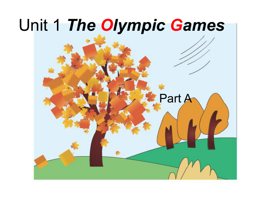 最新六年级英语上册Unit1TheOlympicGamesPartA课件1_第1页