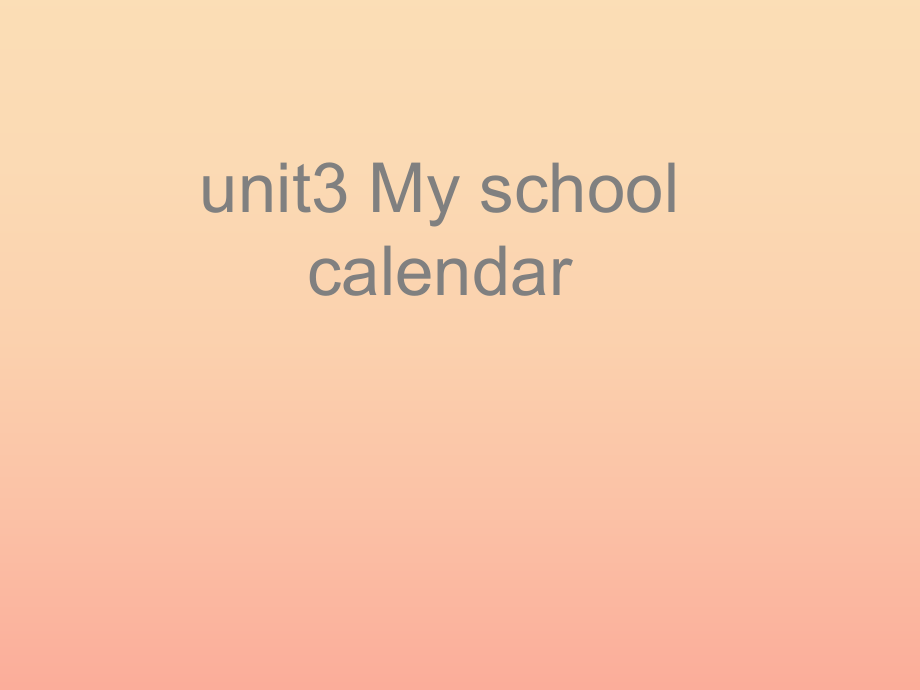 2022春五年级英语下册 Unit 3《My school calendar》复习课件 人教PEP版_第1页
