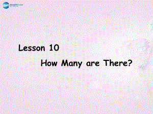最新六年级英语上册Lesson10HowManyAreThere课件1冀教版