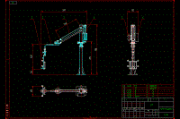 轎車車門裝配機(jī)械手CAD裝配圖