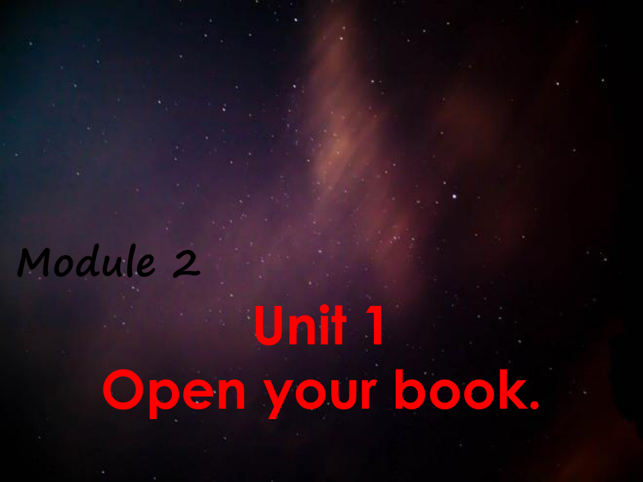 七年级英语上册StarterModule2Unit1Openyourbook课件新版外研版课件_第1页