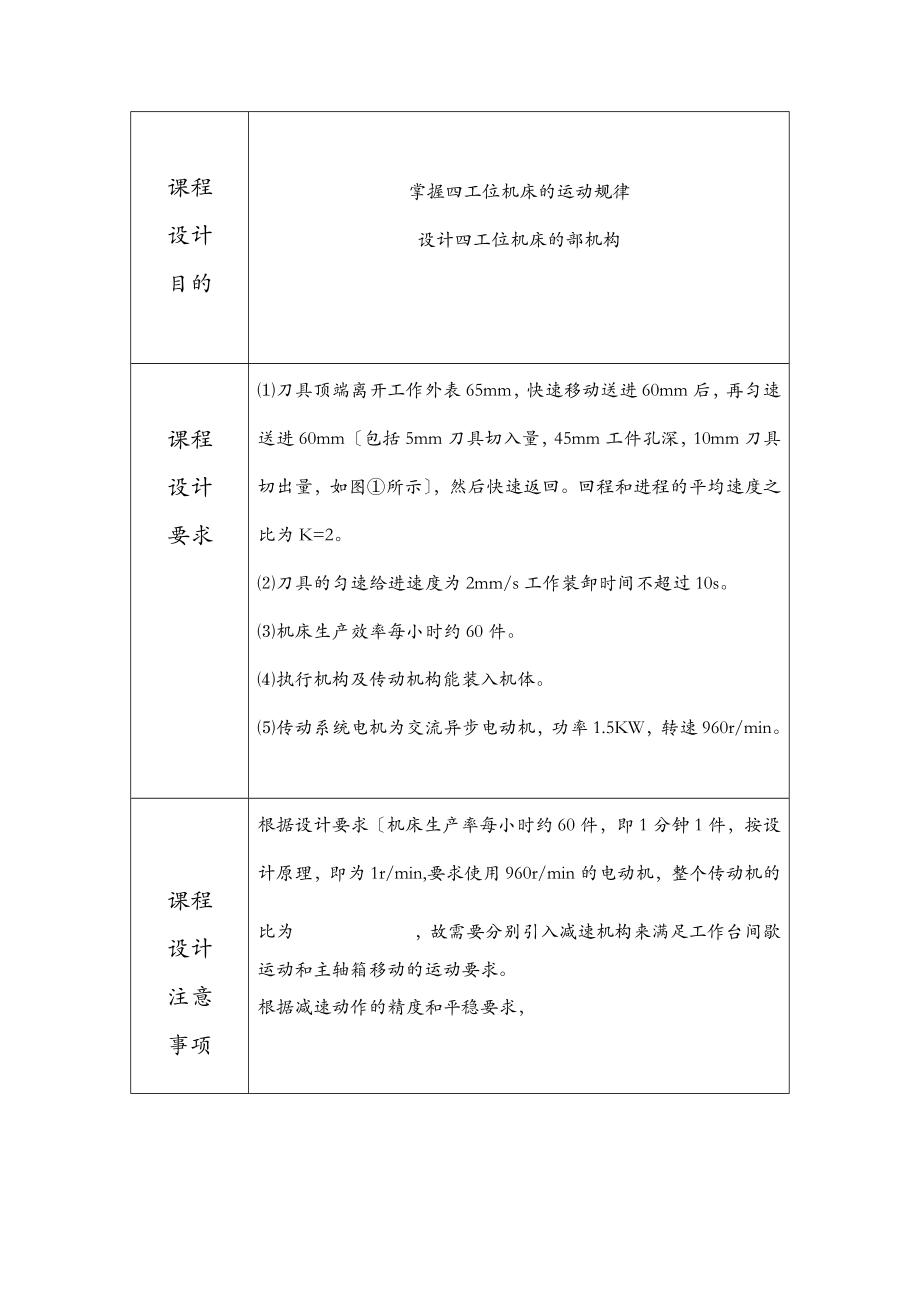 四工位專(zhuān)用機(jī)床設(shè)計(jì)說(shuō)明書(shū)_第1頁(yè)