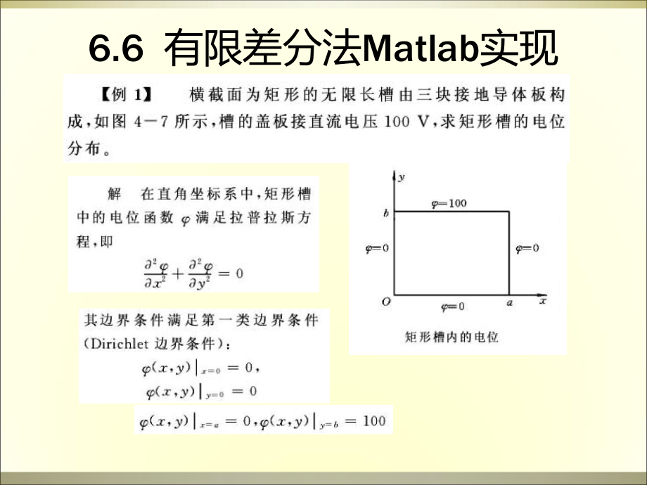 有限差分法Matlab实现PPT课件_第1页