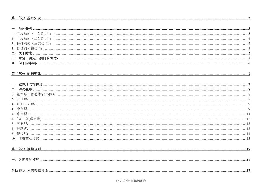 考研日语203笔记总结_第1页